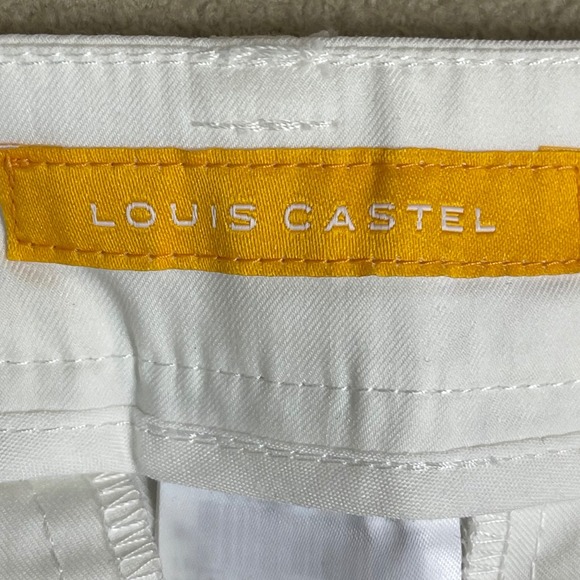 Louis Castel Women's White Golf Shorts 31 Embroidered Golfers Logo New with Tags - Picture 10 of 12